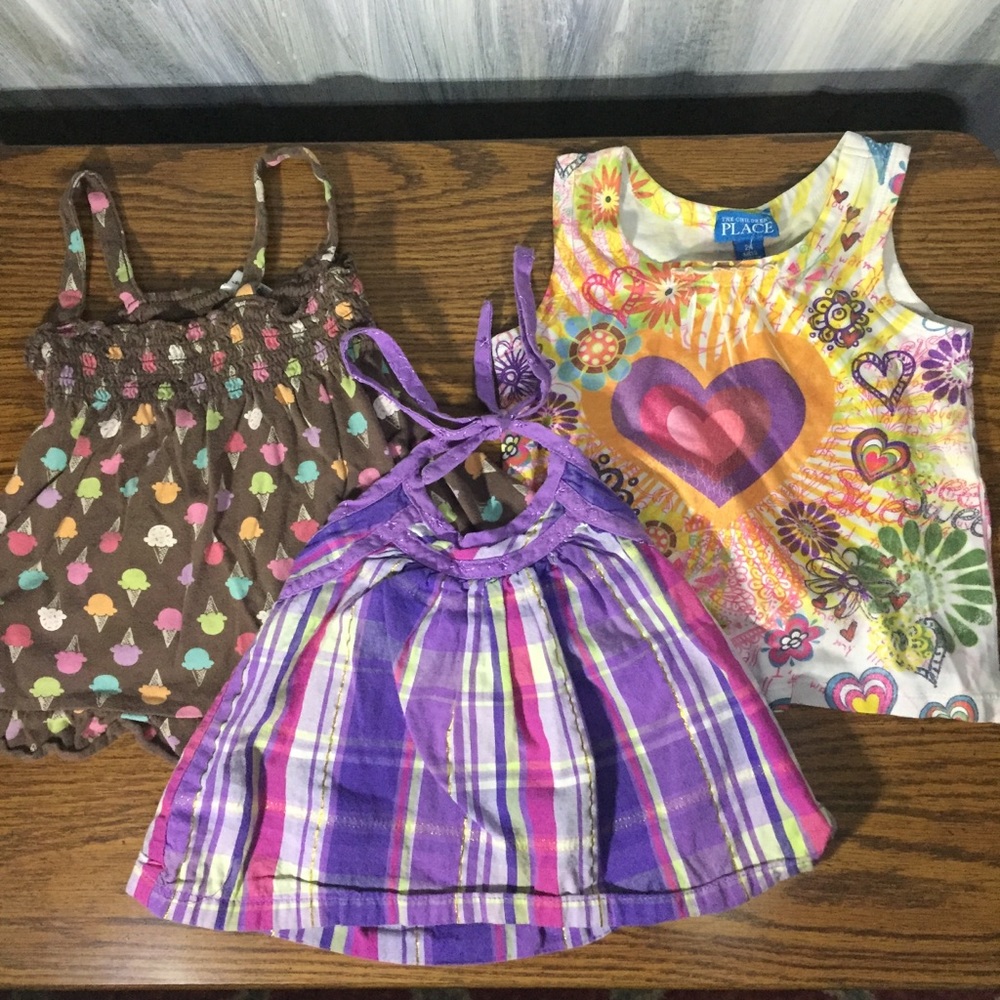 Bundle Of 3 Girls Tops Sz 24 Mo